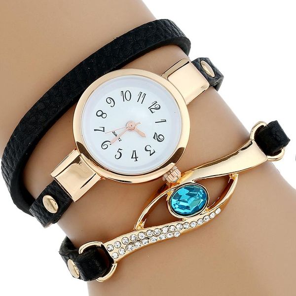 wristwatches watch women gold fashion eye crystal bracelet wristwatch vintage casual dress quartz ladies clock, Slivery;brown
wristwatches watch women gold fashion eye crystal bracelet wristwatch vintage casual dress quartz ladies clock, Slivery;brown