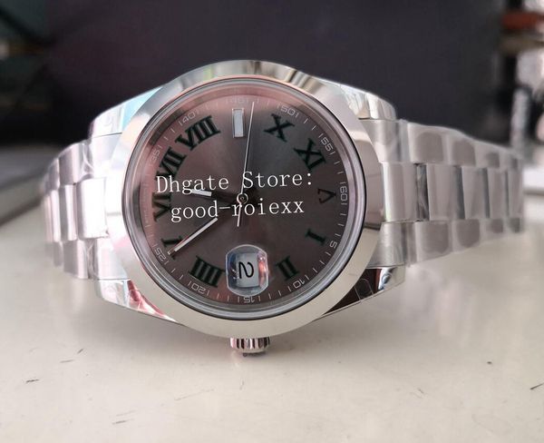men's watches gray wimbledon watch men automatic cal.3235 eta smooth bezel 904l steel ew factory luminous auto date ewf mother of pearl, Slivery;brown
men's watches gray wimbledon watch men automatic cal.3235 eta smooth bezel 904l steel ew factory luminous auto date ewf mother of pearl, Slivery;brown