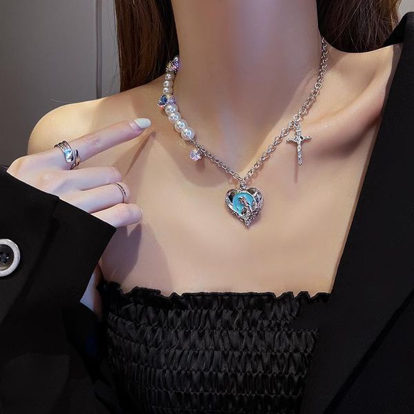 chains 2021 arrival necklaces women trendy link chain metal heart party necklace female elegant jewelry, Silver
chains 2021 arrival necklaces women trendy link chain metal heart party necklace female elegant jewelry, Silver