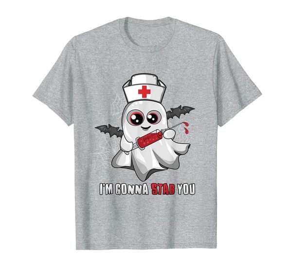 Nurse Ghost I'm Gonna Stab You T-Shirt, Mainly pictures