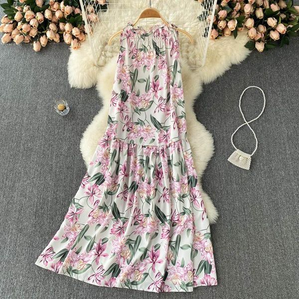 casual dresses summer 2021 femme fashion sleeveless o-neck floral dress women vintage robe loose a-line pleated vestidos, Black;gray
casual dresses summer 2021 femme fashion sleeveless o-neck floral dress women vintage robe loose a-line pleated vestidos, Black;gray