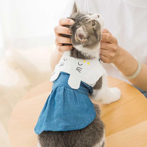 cat costumes summer cool dress denim skirt lightweight breathable comfortable dog clothes suitable for small and medium pet sling
cat costumes summer cool dress denim skirt lightweight breathable comfortable dog clothes suitable for small and medium pet sling
