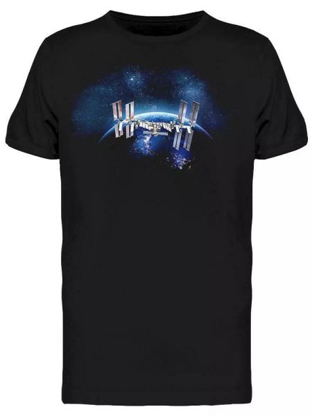 space station orbiting on earth tee men's -image by shutterstock, White;black
space station orbiting on earth tee men's -image by shutterstock, White;black