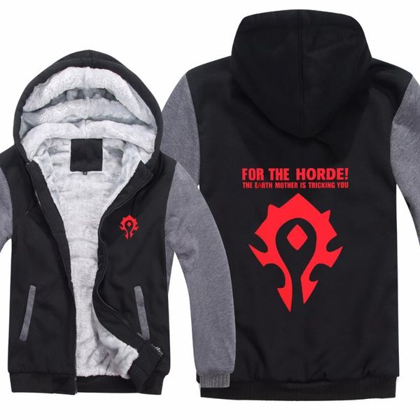men's hoodies & sweatshirts harajuku fashion jacket winter pullover man coat men wool liner fleece alliance&horde plus size, Black
men's hoodies & sweatshirts harajuku fashion jacket winter pullover man coat men wool liner fleece alliance&horde plus size, Black