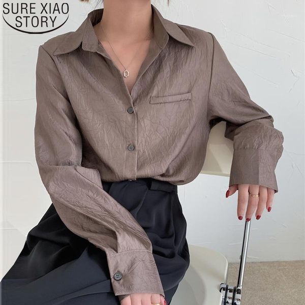 women's blouses & shirts temperament blouse women hong kong style shirt office lady 2021 vintage bottoming loose casual blusas mujer 1, White
women's blouses & shirts temperament blouse women hong kong style shirt office lady 2021 vintage bottoming loose casual blusas mujer 1, White