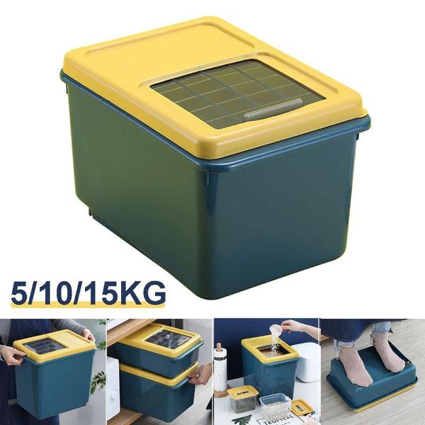 storage bottles & jars food grade pp 5/10/15kg rice grain box sealed moisture-proof large pet container mildew anti-oxidation
storage bottles & jars food grade pp 5/10/15kg rice grain box sealed moisture-proof large pet container mildew anti-oxidation