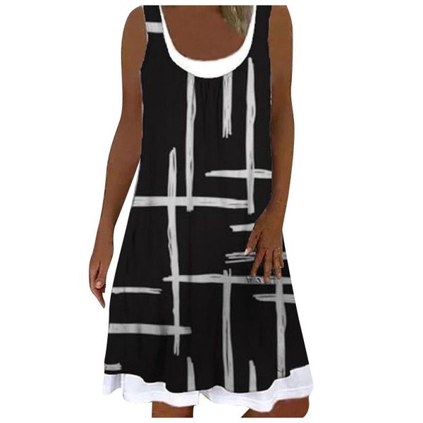 casual dresses fashion party dress women's loose fake two-piece strap print stitching big swing ladies vestido de mujer, Black;gray
casual dresses fashion party dress women's loose fake two-piece strap print stitching big swing ladies vestido de mujer, Black;gray