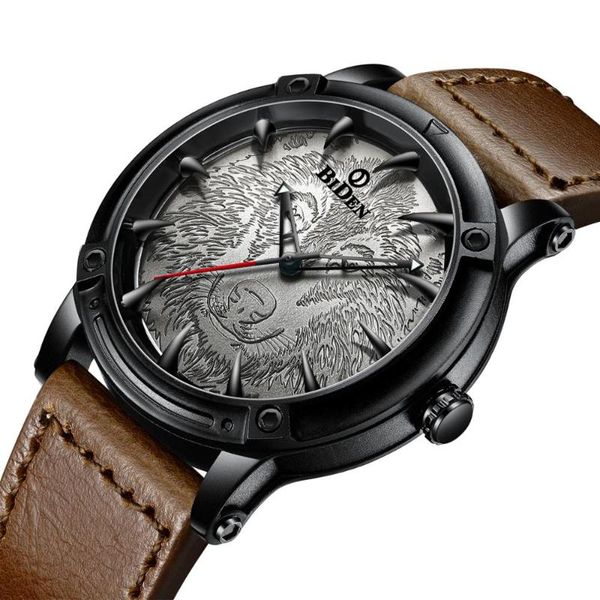 wristwatches biden men's three-hand quartz watch fashion casual leather belt 30m waterproof elegant gift, Slivery;brown
wristwatches biden men's three-hand quartz watch fashion casual leather belt 30m waterproof elegant gift, Slivery;brown