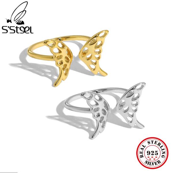 cluster rings s'steel butterfly adjustable for women sterling silver 925 minimalist designer trendy animal ring party fine jewellery, Golden;silver
cluster rings s'steel butterfly adjustable for women sterling silver 925 minimalist designer trendy animal ring party fine jewellery, Golden;silver