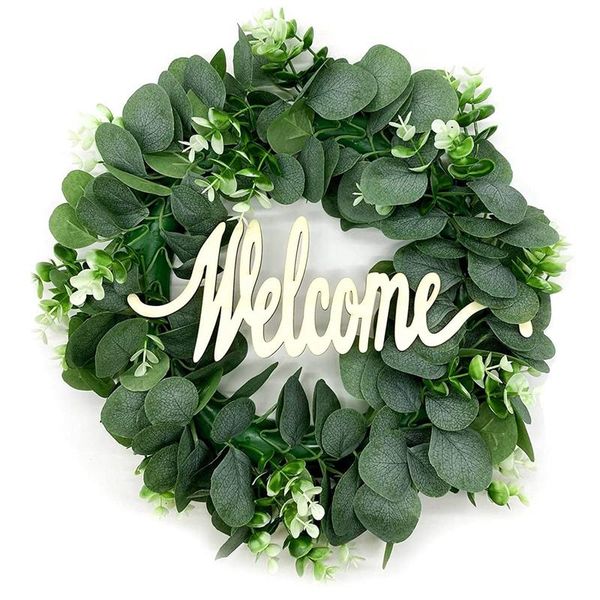 decorative flowers & wreaths realistic eucalyptus wreaths-16.5 inch green leaf wreath spring/summer welcome with wood
decorative flowers & wreaths realistic eucalyptus wreaths-16.5 inch green leaf wreath spring/summer welcome with wood