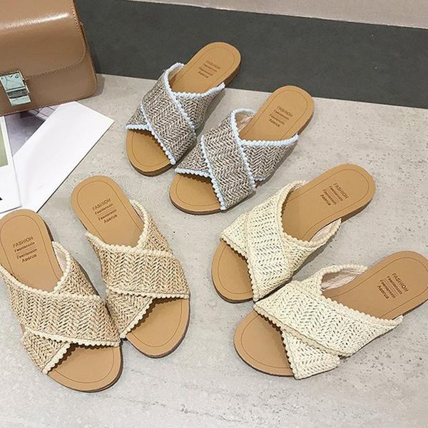 ly women summer shoes ladies flat slippers breathable holiday zapatos de mujer 2021, Black 
ly women summer shoes ladies flat slippers breathable holiday zapatos de mujer 2021, Black