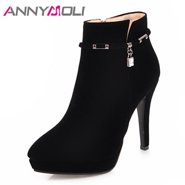boots annymoli ankle women winter zip high heel short platform pointed toe ladies velvet red black 34-43
boots annymoli ankle women winter zip high heel short platform pointed toe ladies velvet red black 34-43