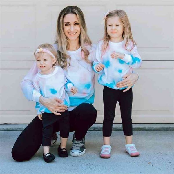 arrival autumn and winter tie-dye print sweatshirts for mom me round collar long sleeve matching 210528, Blue
arrival autumn and winter tie-dye print sweatshirts for mom me round collar long sleeve matching 210528, Blue