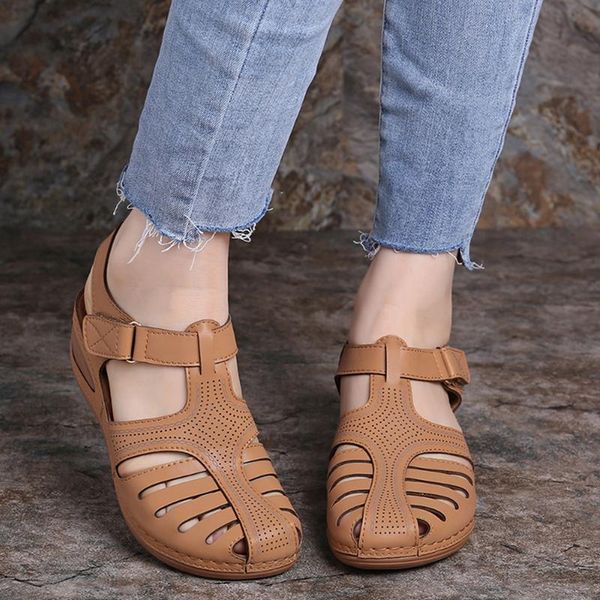 sandals woman summer vintage wedge buckle casual sewing women shoes female ladies platform retro sandalias plus size 2021, Black
sandals woman summer vintage wedge buckle casual sewing women shoes female ladies platform retro sandalias plus size 2021, Black
