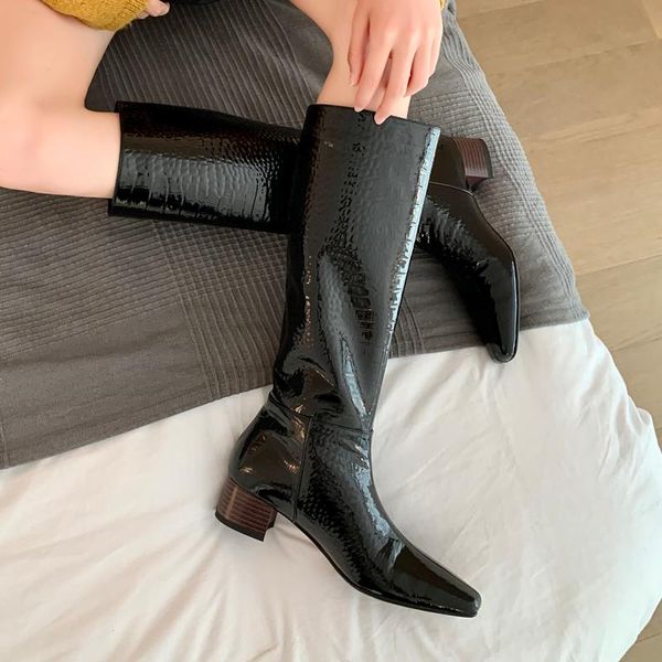 boots arden furtado autumn winter fashion women's shoes square head genuine leather black thick heel knee high long
boots arden furtado autumn winter fashion women's shoes square head genuine leather black thick heel knee high long