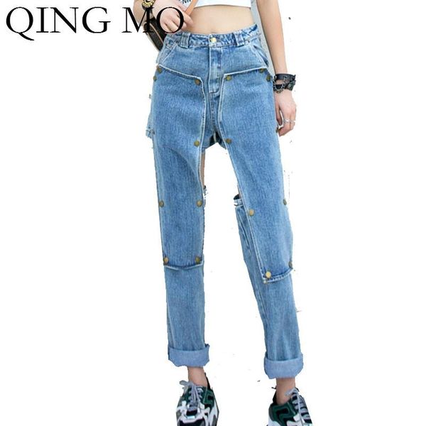 women's jeans qing o cool women denim pants 2021 removable hollow out patchwork female buttoms decorate zqy4843, Blue
women's jeans qing o cool women denim pants 2021 removable hollow out patchwork female buttoms decorate zqy4843, Blue