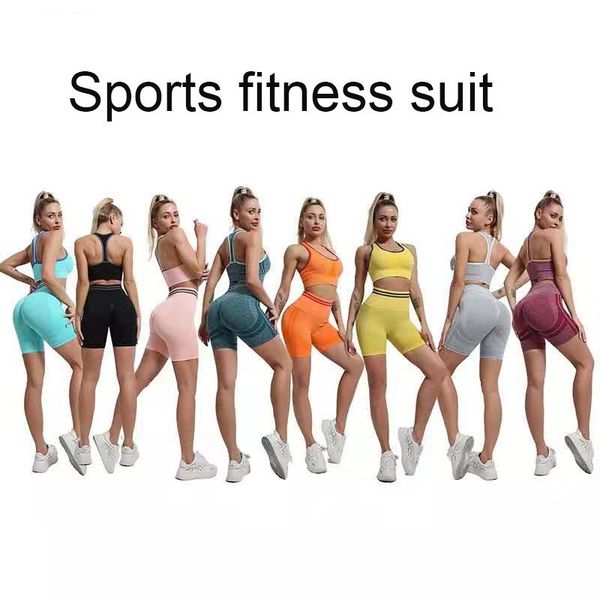 gym clothing ladies sports underwear set yoga shorts high waist skinny peach hips pants support bra comfort quick-dry sportswear, White;black
gym clothing ladies sports underwear set yoga shorts high waist skinny peach hips pants support bra comfort quick-dry sportswear, White;black