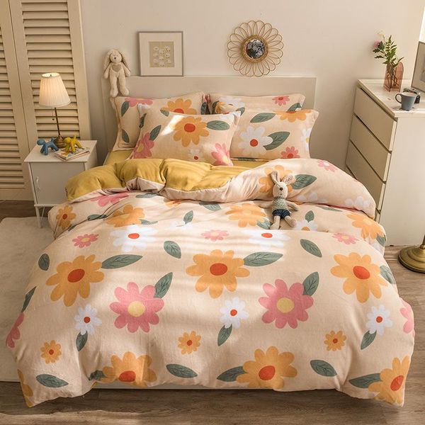 bedding sets thick warm coral fleece 4pcs set cute printing quilt cover super soft velvet bed sheet pillowcase king size
bedding sets thick warm coral fleece 4pcs set cute printing quilt cover super soft velvet bed sheet pillowcase king size