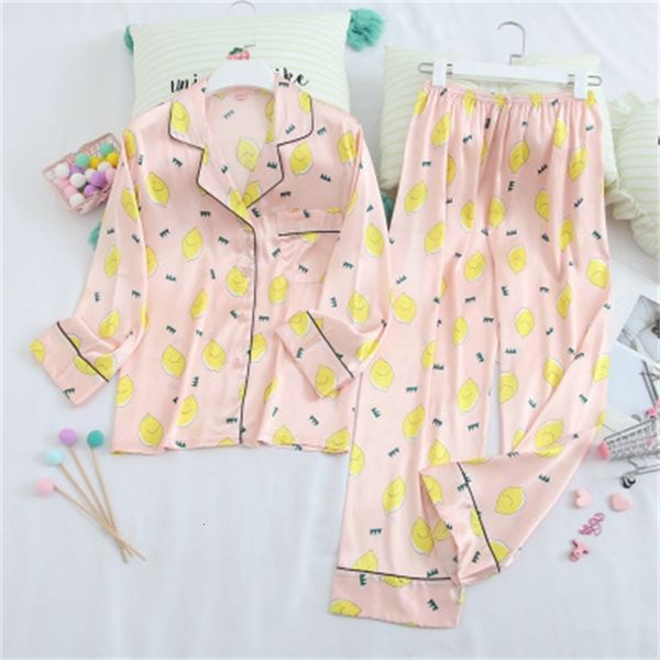 women's sleepwear ins style ladies sleepwear pajamas long sleeves home clothes printed cardigan shirt + long pant silk pijamas women py, Black;red
women's sleepwear ins style ladies sleepwear pajamas long sleeves home clothes printed cardigan shirt + long pant silk pijamas women py, Black;red
