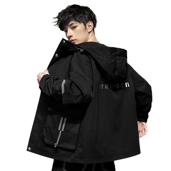 2021spring and autumn men's jacket sports casual fashion hoodie clothing streetwear running jackets, Black;red
2021spring and autumn men's jacket sports casual fashion hoodie clothing streetwear running jackets, Black;red