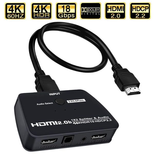 audio cables & connectors navceker splitter 1x2 4k extractor 1 in 2 out port cable for ps4 ps5 xbox
audio cables & connectors navceker splitter 1x2 4k extractor 1 in 2 out port cable for ps4 ps5 xbox