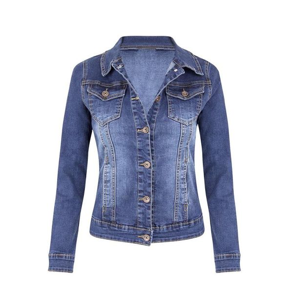 women's jackets short denim women autumn wash long sleeve vintage casual jean jacket bomber coat ladies outerwear, Black;brown
women's jackets short denim women autumn wash long sleeve vintage casual jean jacket bomber coat ladies outerwear, Black;brown