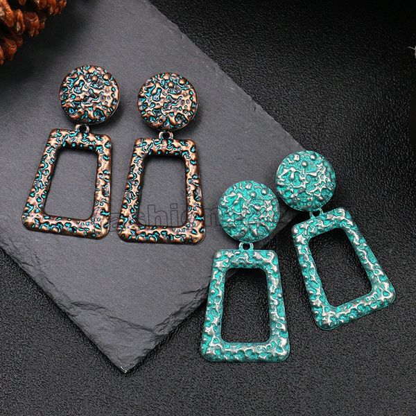 vintage square geometric dangle bump texture drop earrings for women bohemian ethnic metal fashion jewelry green, Silver
vintage square geometric dangle bump texture drop earrings for women bohemian ethnic metal fashion jewelry green, Silver