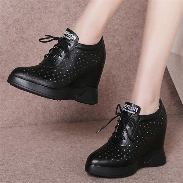 boots breathable trainers women genuine leather wedges high heel ankle female summer lace up pointed toe platform pumps shoes, Black
boots breathable trainers women genuine leather wedges high heel ankle female summer lace up pointed toe platform pumps shoes, Black