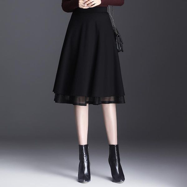 skirts 2021 spring arrival high waist slimming both sides wear all-match simple casual women a-line black long skirt
skirts 2021 spring arrival high waist slimming both sides wear all-match simple casual women a-line black long skirt