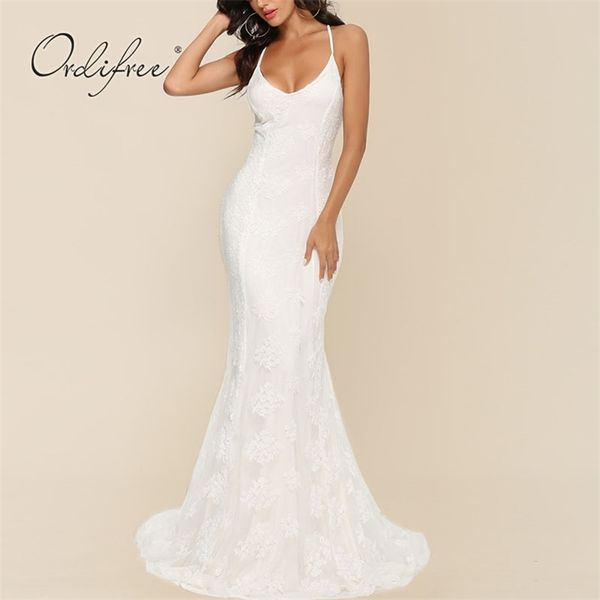 summer women long party dress white lace spaghetti strap backless evening maxi 210513, Black;gray
summer women long party dress white lace spaghetti strap backless evening maxi 210513, Black;gray