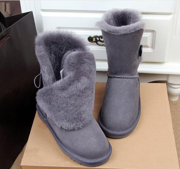 fashionable short 5803 women snow boots button soft comfortable keep warm boot sheepskin plush boots w dustbag card transshipment, Black
fashionable short 5803 women snow boots button soft comfortable keep warm boot sheepskin plush boots w dustbag card transshipment, Black