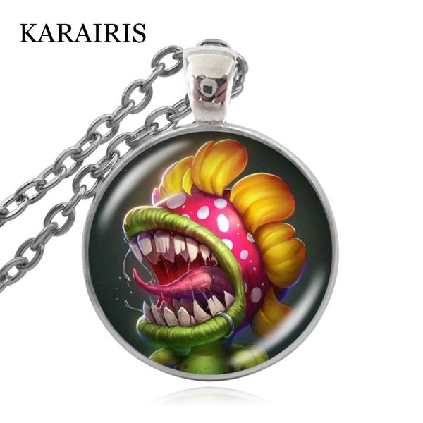 charm cannibal flower necklace funny cartoon art glass cabochon painting hand-craft pendant jewelry making necklaces, Silver
charm cannibal flower necklace funny cartoon art glass cabochon painting hand-craft pendant jewelry making necklaces, Silver