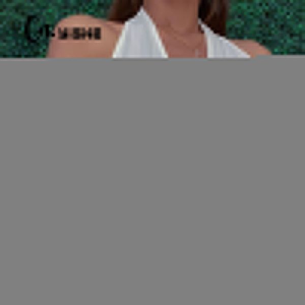cnyishe halter backless lace up women t-shirts sleeveless summer black crop club party fashion shirts female tees 210419, White
cnyishe halter backless lace up women t-shirts sleeveless summer black crop club party fashion shirts female tees 210419, White
