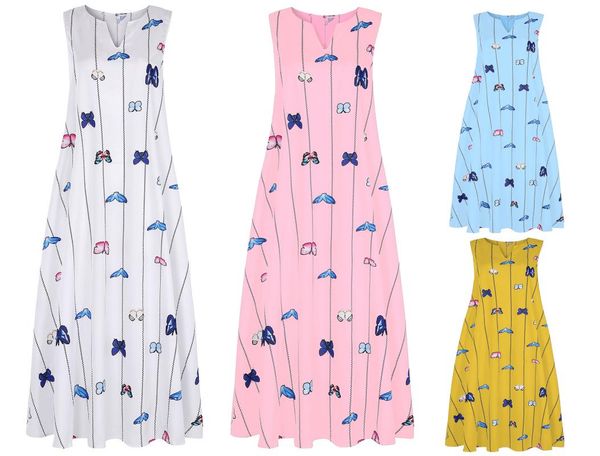 retro butterfly print dress v-neck sleeveless summer with pockets dresses women casual, Black;gray
retro butterfly print dress v-neck sleeveless summer with pockets dresses women casual, Black;gray