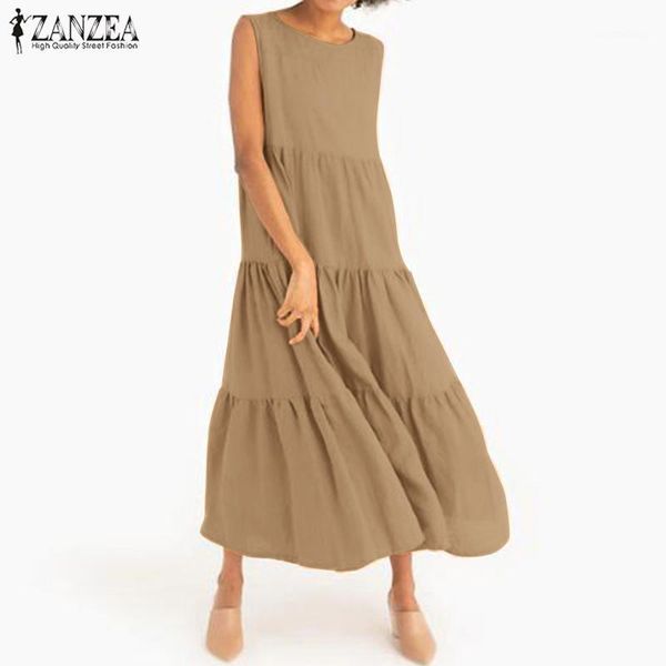 casual dresses 2021 summer solid hollow ruffle dress zanzea fashion party sundress women sleeveless tank vestido female robe plus size, Black;gray
casual dresses 2021 summer solid hollow ruffle dress zanzea fashion party sundress women sleeveless tank vestido female robe plus size, Black;gray