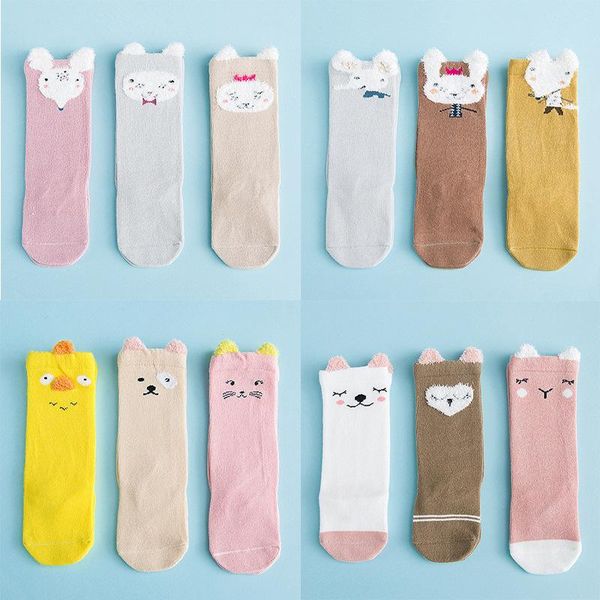socks 3pairs/lot fashion cartoon animal bear stripe long sock women cute funny female casual cotton girl, Pink;yellow
socks 3pairs/lot fashion cartoon animal bear stripe long sock women cute funny female casual cotton girl, Pink;yellow