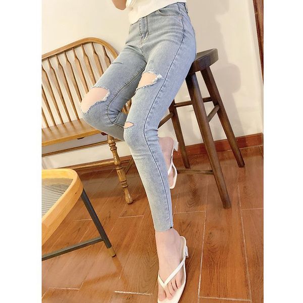 women's jeans fall 2021 korean light blue ripped high waist slimming stretch slim nine-minute pants women
women's jeans fall 2021 korean light blue ripped high waist slimming stretch slim nine-minute pants women