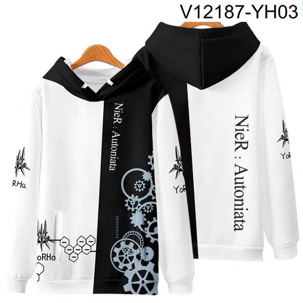 men's hoodies & sweatshirts game nier:automata 3d printing men/women autumn fashion sweatshirt long sleeves pollover plus size children, Black
men's hoodies & sweatshirts game nier:automata 3d printing men/women autumn fashion sweatshirt long sleeves pollover plus size children, Black