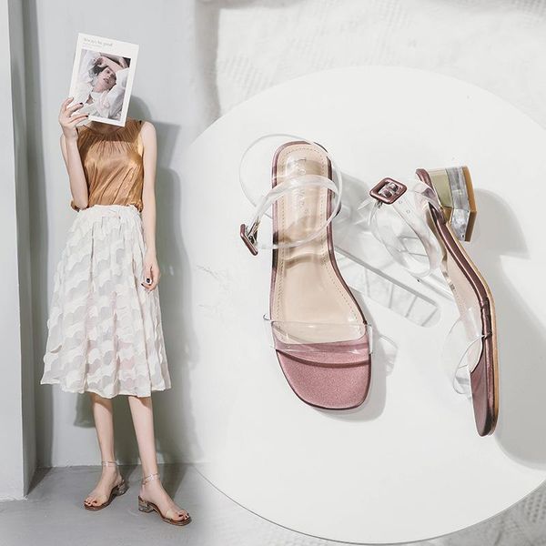 dress shoes 2021 summer women's sandals ladies pvc transparent glass square heel female beach bohemian, Black
dress shoes 2021 summer women's sandals ladies pvc transparent glass square heel female beach bohemian, Black