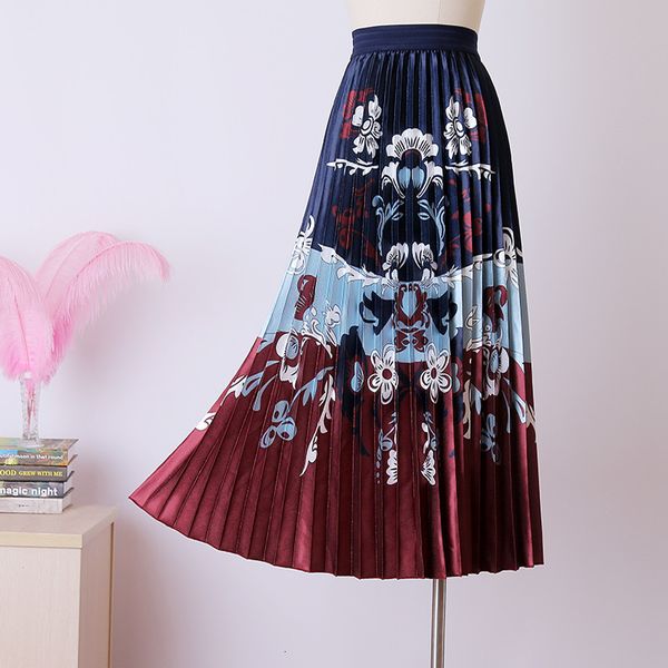 skirt spring fashion designers waist impression midi skirts plied with women elegant lady clothes, Black
skirt spring fashion designers waist impression midi skirts plied with women elegant lady clothes, Black