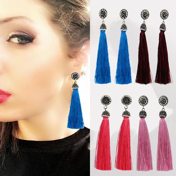 colors tassel earrings fashion statement dangle sequin for women pom fringing party accessories gift & chandelier, Silver
colors tassel earrings fashion statement dangle sequin for women pom fringing party accessories gift & chandelier, Silver