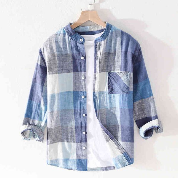 men's t-shirts three-quarter sleeved stand collar summer linen for men casual cotton brand shirt mens fashion comfortable shirts male h, White;black
men's t-shirts three-quarter sleeved stand collar summer linen for men casual cotton brand shirt mens fashion comfortable shirts male h, White;black
