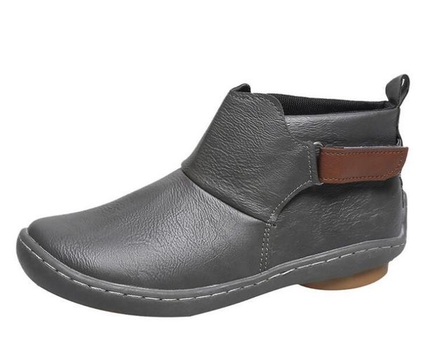boots women 2021 arch support ankle leather slip on booties side zipper winter short vintage casual shoes female, Black
boots women 2021 arch support ankle leather slip on booties side zipper winter short vintage casual shoes female, Black