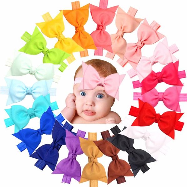 baby girl headband boutique ribbon bow soft elastic for born accessories hair, Slivery;white
baby girl headband boutique ribbon bow soft elastic for born accessories hair, Slivery;white
