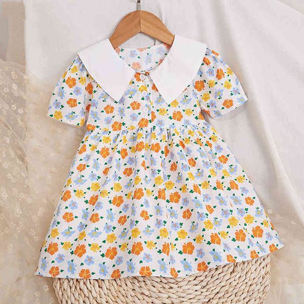 summer girl dress korean style floral puff sleeve cute toddler children clothes 2-6y 210515, Red;yellow
summer girl dress korean style floral puff sleeve cute toddler children clothes 2-6y 210515, Red;yellow