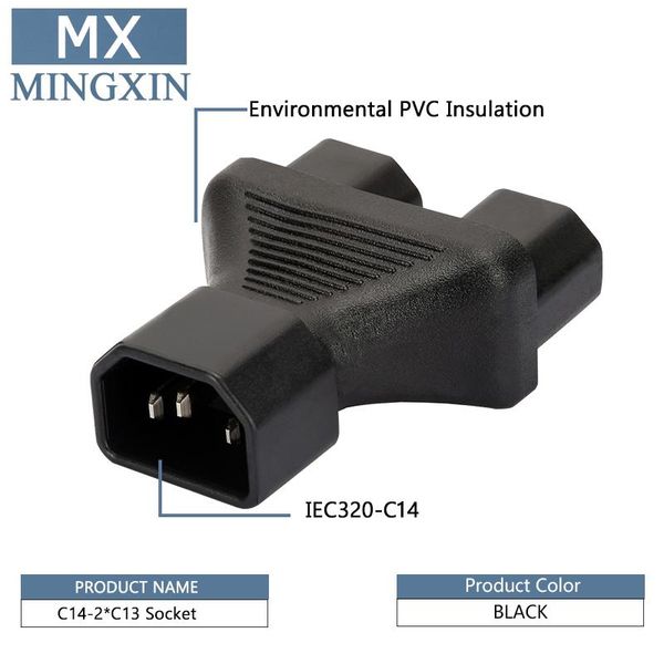 smart power plugs iec 320 male pins for 2 3 female y type splitter adapter c14 to 2xc13 spliter
smart power plugs iec 320 male pins for 2 3 female y type splitter adapter c14 to 2xc13 spliter