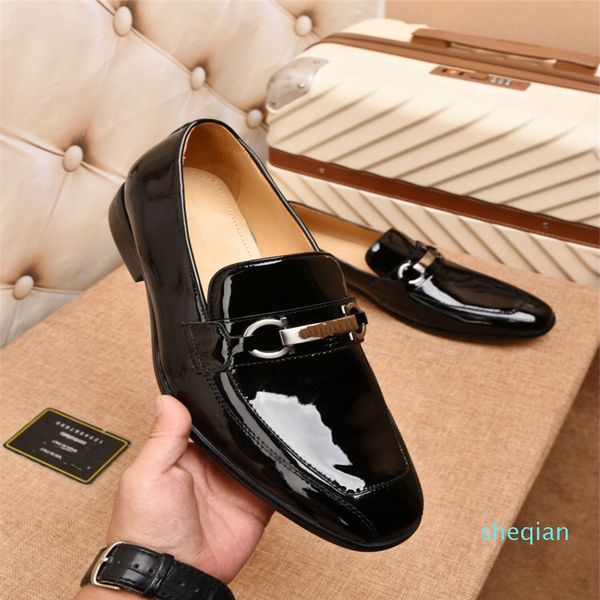 designer leather dress shoes wedding mix 20 luxury party men shoes suede fashion loafers heel shoes size 38-44, Black 
designer leather dress shoes wedding mix 20 luxury party men shoes suede fashion loafers heel shoes size 38-44, Black
