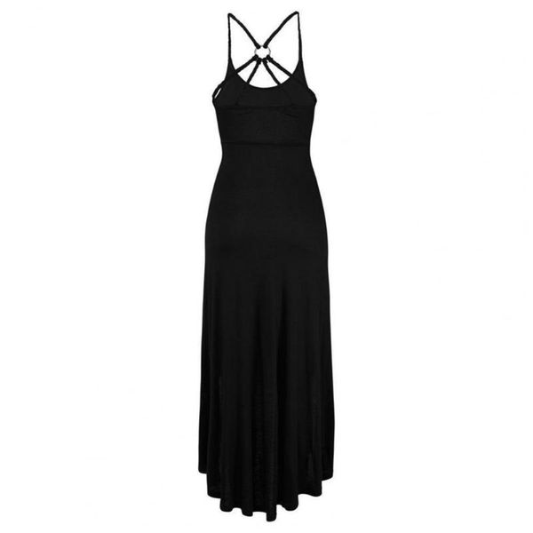 women dress sleeveless polyester v-neck dovetail for beach casual dresses, Black;gray
women dress sleeveless polyester v-neck dovetail for beach casual dresses, Black;gray