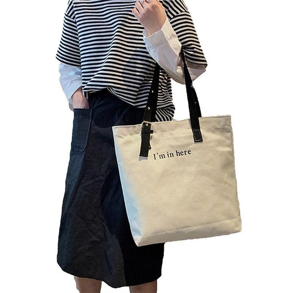 shopping bags women canvas bag letters print female cotton cloth shoulder eco handbag tote reusable grocery shopper
shopping bags women canvas bag letters print female cotton cloth shoulder eco handbag tote reusable grocery shopper