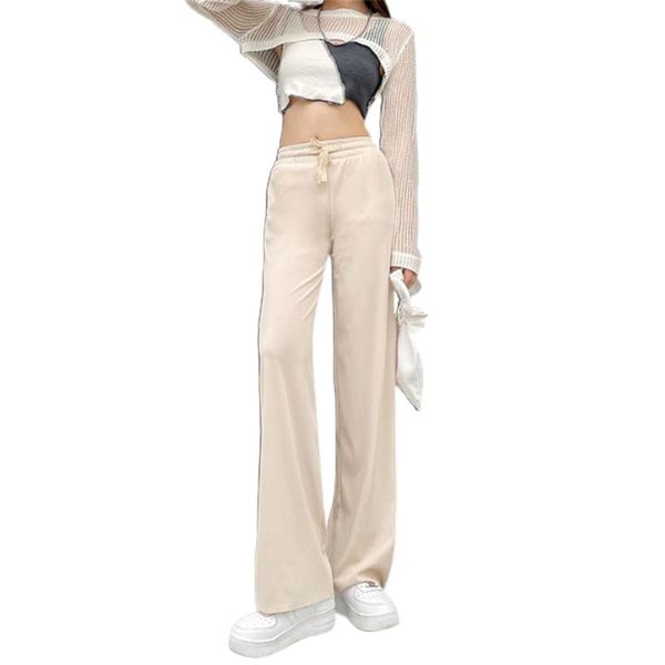 women's pants & capris summer 2021 casual ice velvet solid drawstring fashion wide leg versatile commute women, Black;white
women's pants & capris summer 2021 casual ice velvet solid drawstring fashion wide leg versatile commute women, Black;white